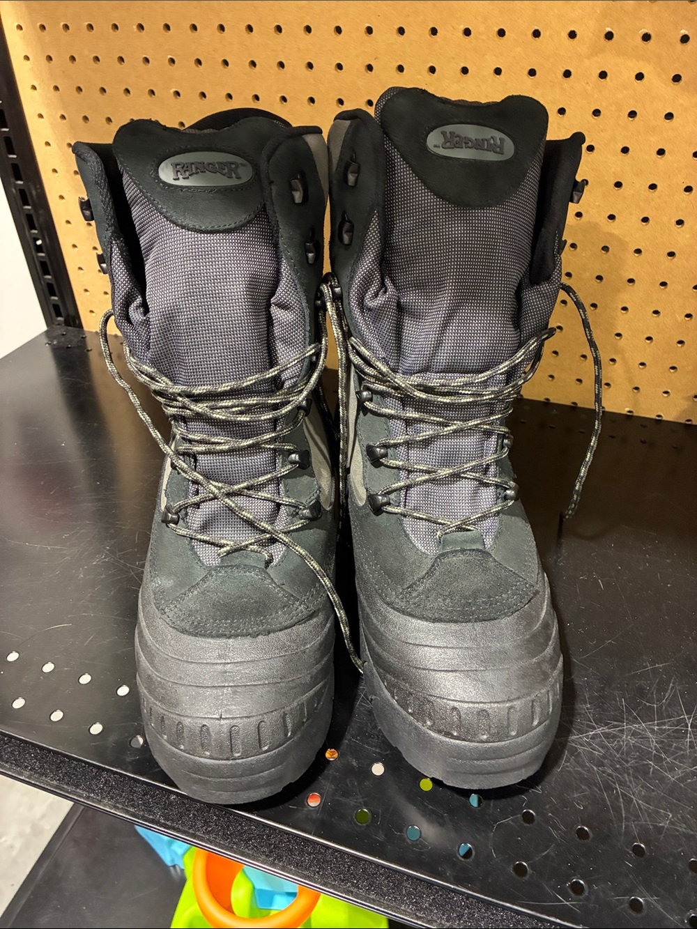 Men's Black Ranger Waterproof Winter Boots